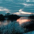 Weser bei Achim am Abend 2