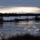 Weser bei Achim am Abend