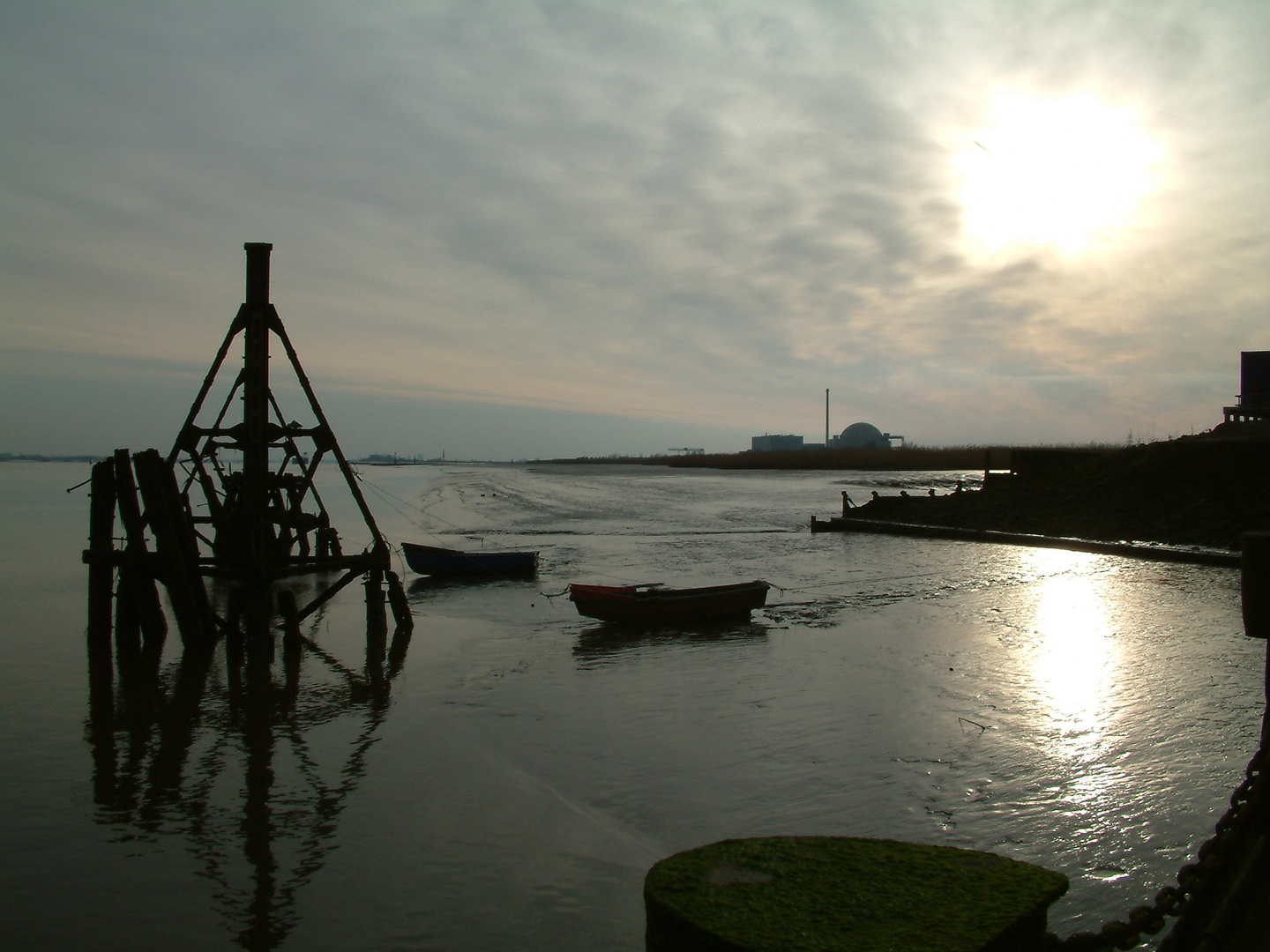 Weser bei Ebbe