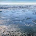 weser bei ebbe im winter