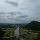 Weser Berglandschaft blickrichtung Bad Oeynhausen