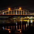 Weser Bücke in Rinteln bei Nacht