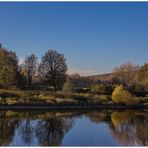 Weser - Herbst - Spiegelungen