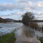 Weser-Hochwasser in Porta Westfalica  30.12.23