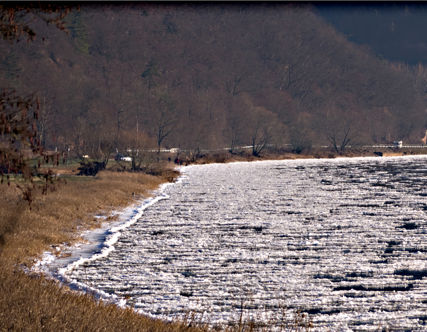 Weser in Eis