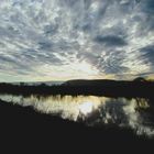 Weser mit Wolken und Licht