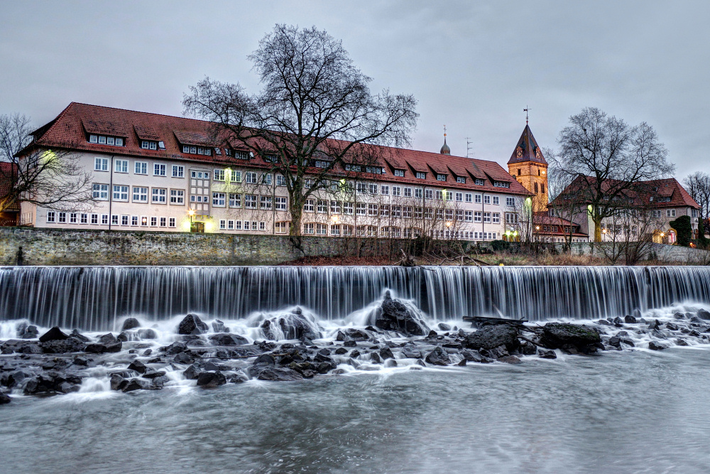 Weser Staustufe