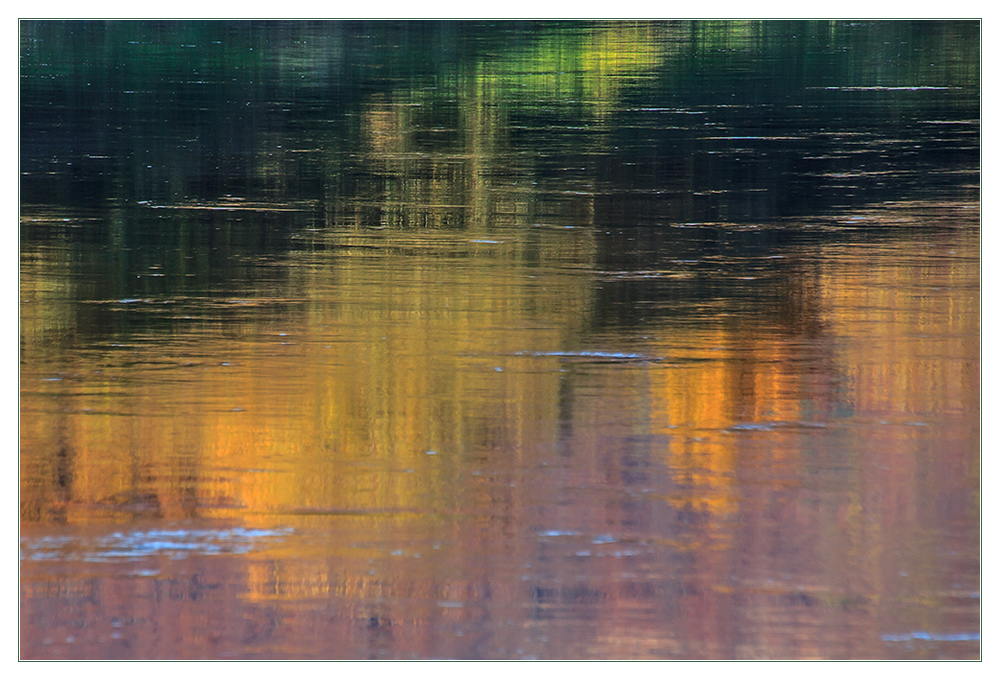 Weser- Wasser- Farben... - oder: Naturlehre von der Abstraktion...
