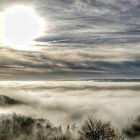 Weserbergland im Nebel