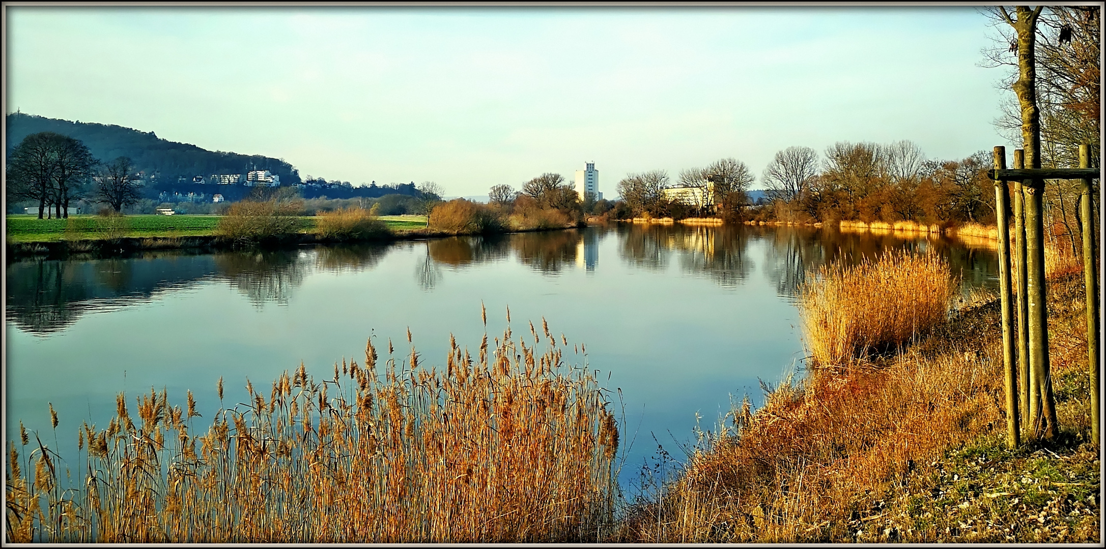 Weserblick Richtung Hameln