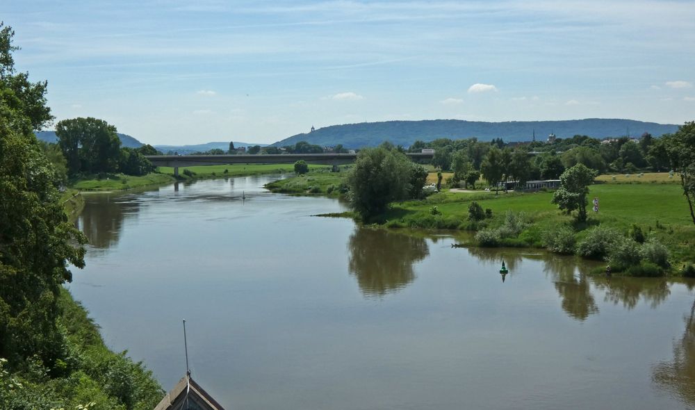 Weserblick Richtung Porta Westfalica