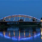 Weserbrücke Abendbeleuchtung