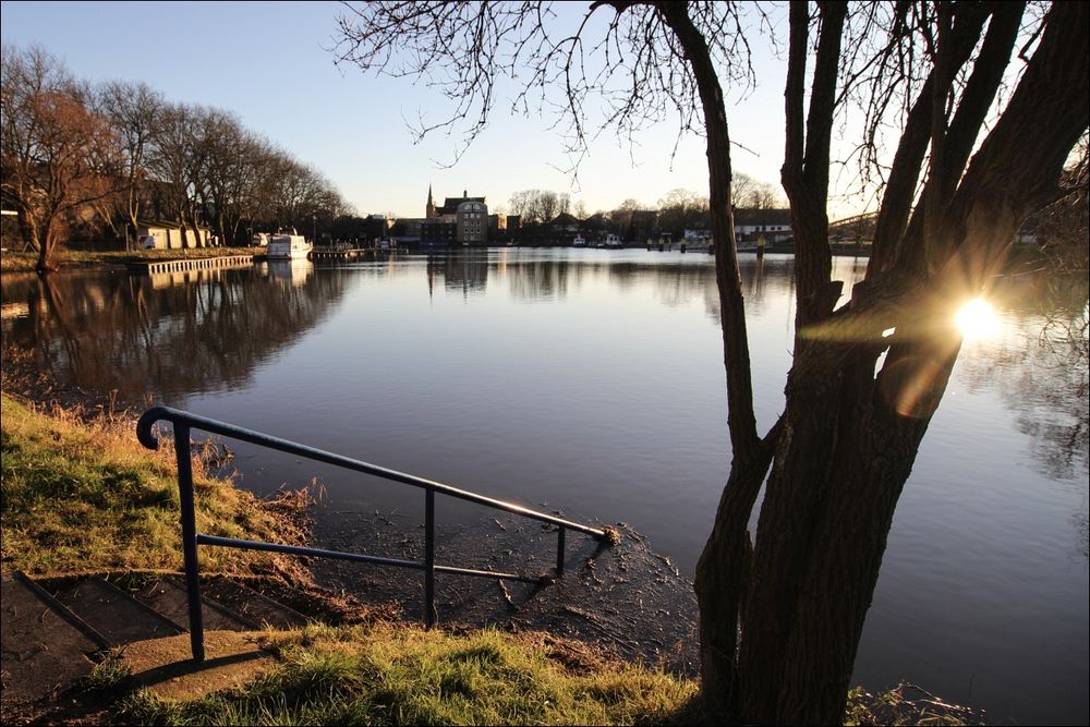 Weserhafen Hochwasser