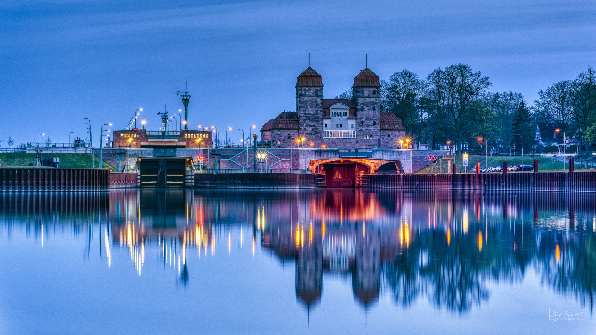 Weserschleuse.. / Water lock..