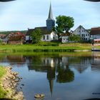 Weserspiegelung-Dorfkirche Heinsen