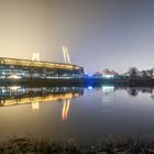 Weserstadion Bremen bei Nacht