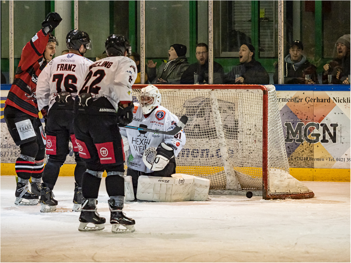 Weserstars Bremen - Harzer Falken 2:3,