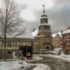 Wesertal Oberweser Arenborn Kirche Winter