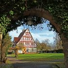 Wesertal Oberweser, Gieselwerder Blick auf das Rathaus