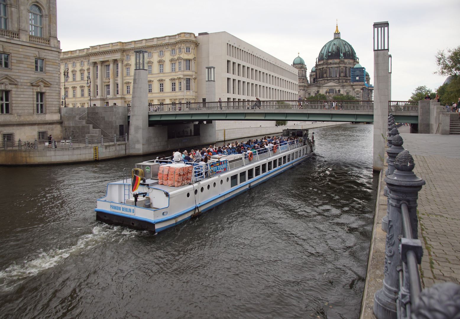 Weshalb die Rathausbrücke keinen Mittelpfeiler mehr hat …