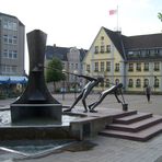 Wesseling am Rhein - der Treidelbrunnen