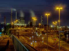 Wesselinger Industrie bei Nacht 3