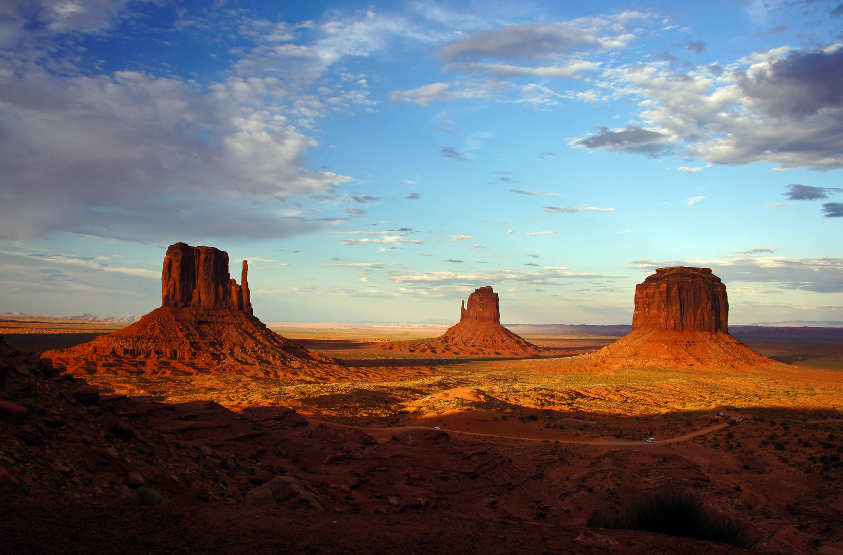 West Mitten Butte, East Mitten Butte und Merrick Butte