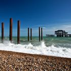 West Pier - Brighton in England