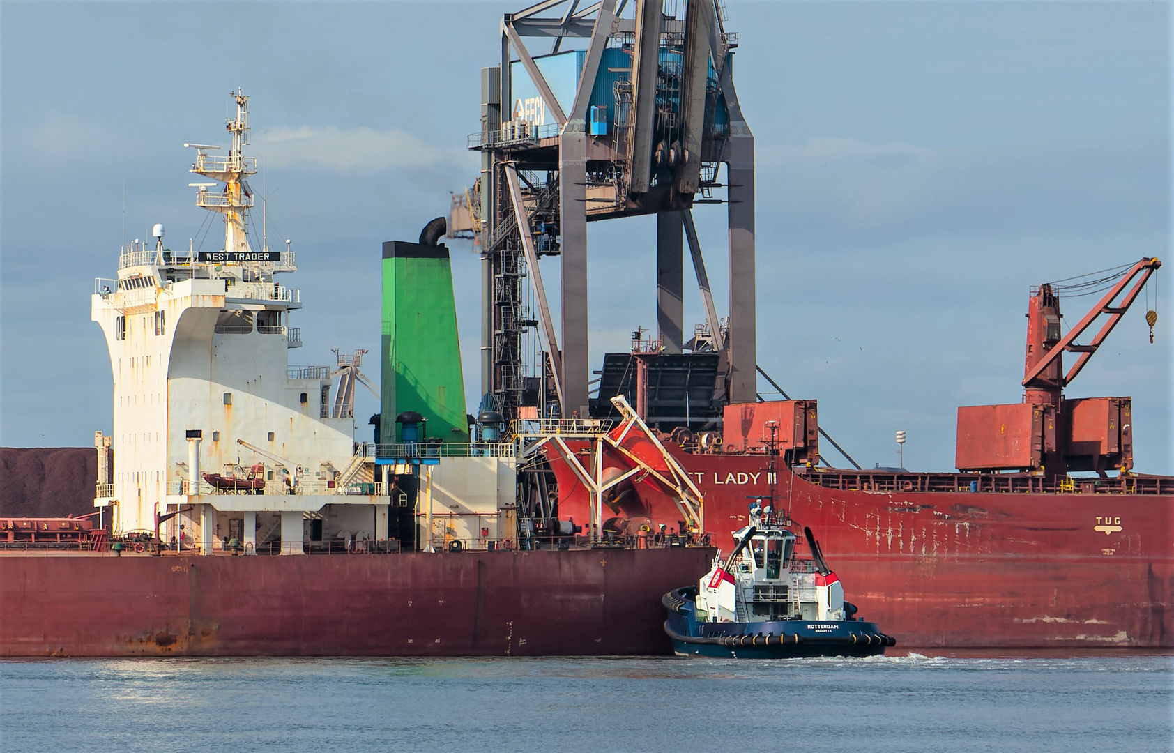 WEST TRADER Bulk Carrier, Rotterdam.