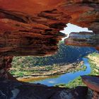 Westaustralien: Blick durch "Natures Window" im Kalbarri Nationalpark