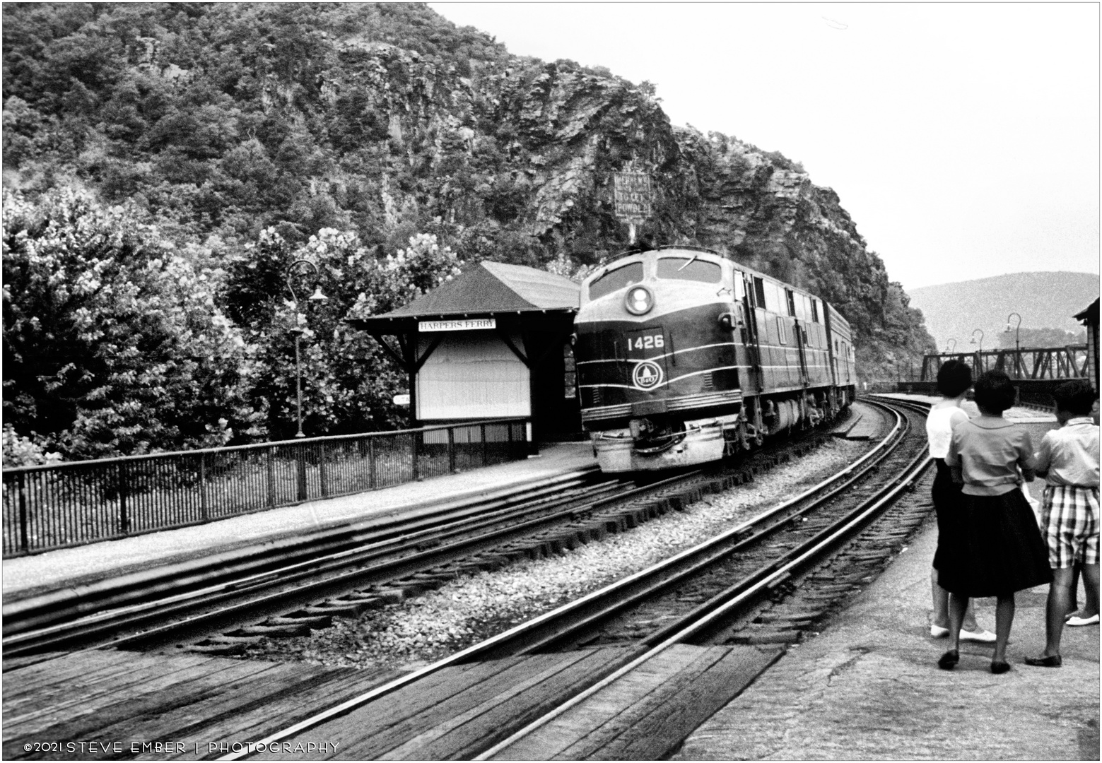 Westbound at Harpers Ferry