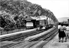 Westbound at Harpers Ferry