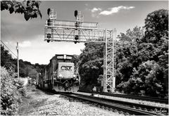 Westbound CSX Freight Train at Sandy Hook