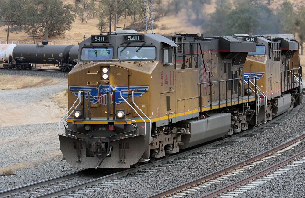 Westbound Union Pacific Freight Train at Tehachapi Loop
