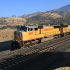 Westbound UP#4421 leading a Freight Double Container Train to Bakersfield..