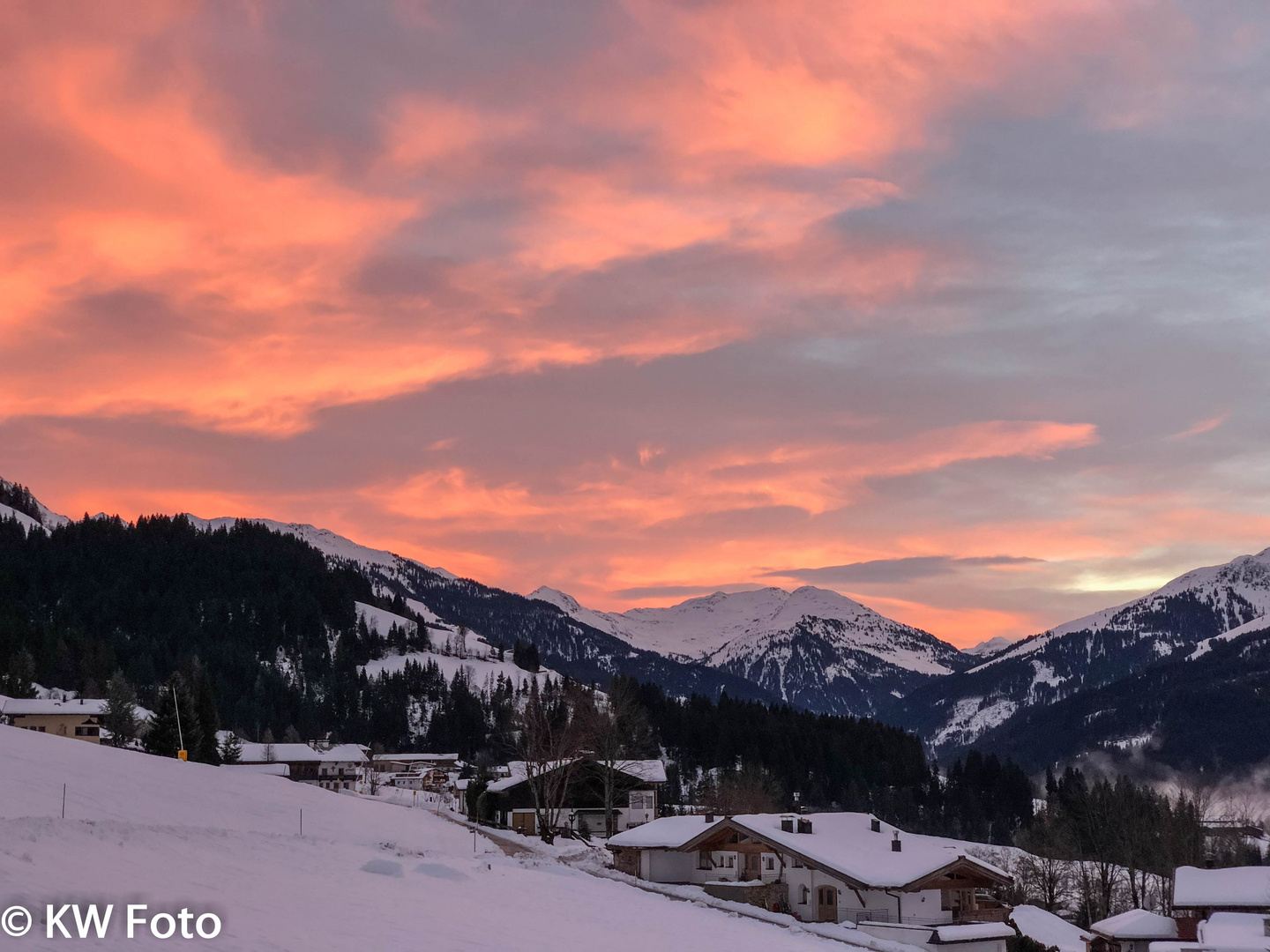 Westendorf - Winter - Powder - Wolken - Sonne - Nacht