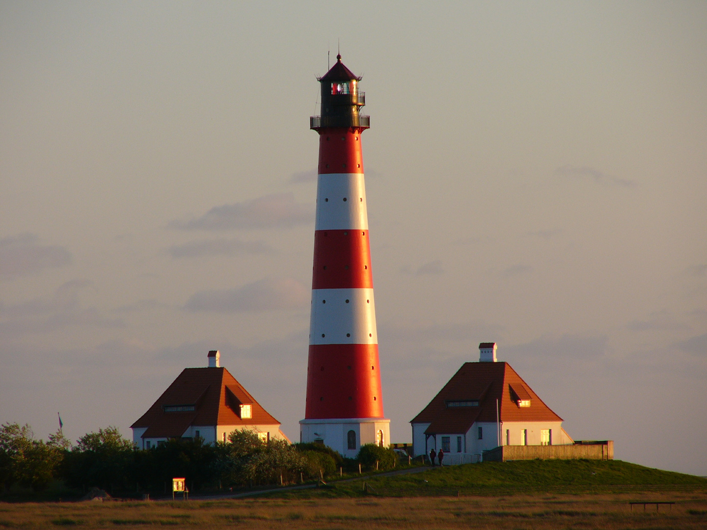 Westerhever bei Sonnenuntergang