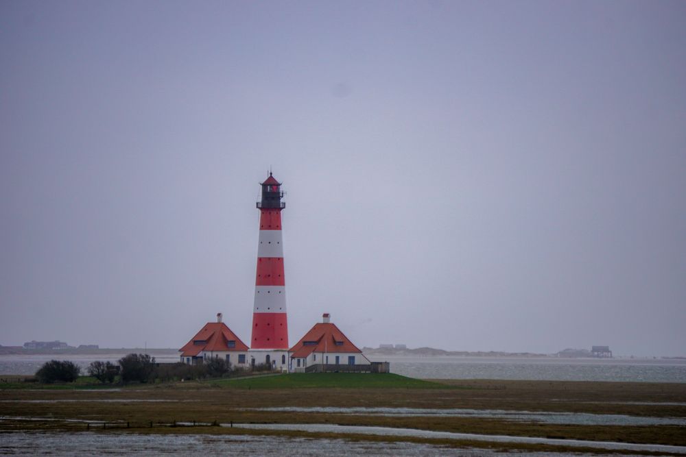 Westerhever Foto & Bild meer, natur, leuchtturm Bilder auf