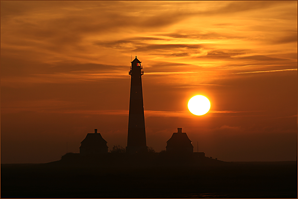 Westerhever im letzten Licht