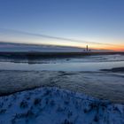 Westerhever im Winterabendlicht