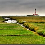 Westerhever Leuchtfeuer HDR