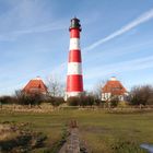 Westerhever Leuchtturm ablandige Sicht