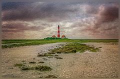 Westerhever -Leuchtturm