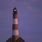 Westerhever Leuchtturm im Abendlicht