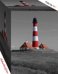 Westerhever Leuchtturm im Karton