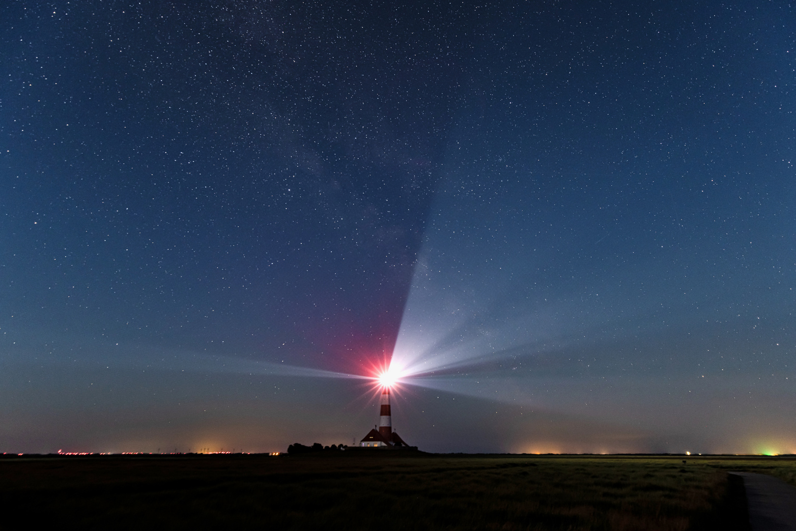 Westerhever Leuchtturm und der Hauch der Milchstraße 