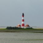 Westerhever Leuchtturm vom Meer umschlungen