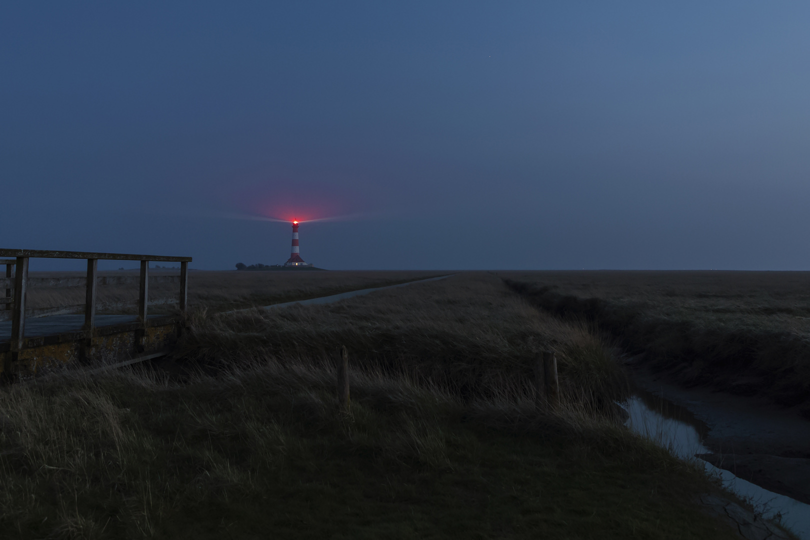 Westerhever Sand im Halbdunkel