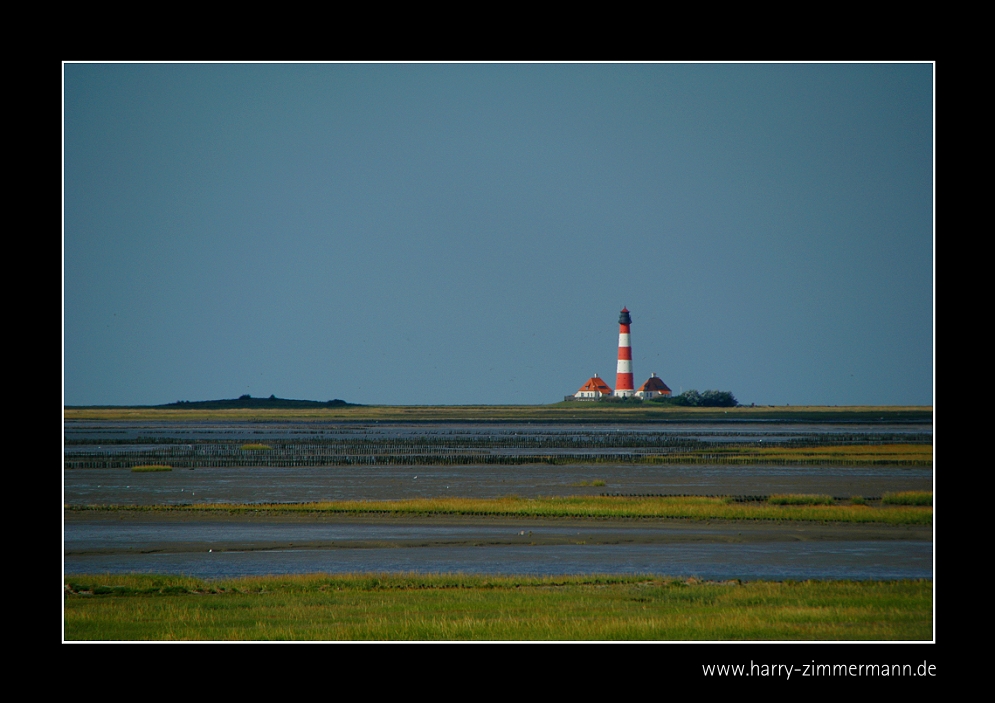 Westerhever über die Bucht