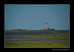 Westerhever über die Bucht